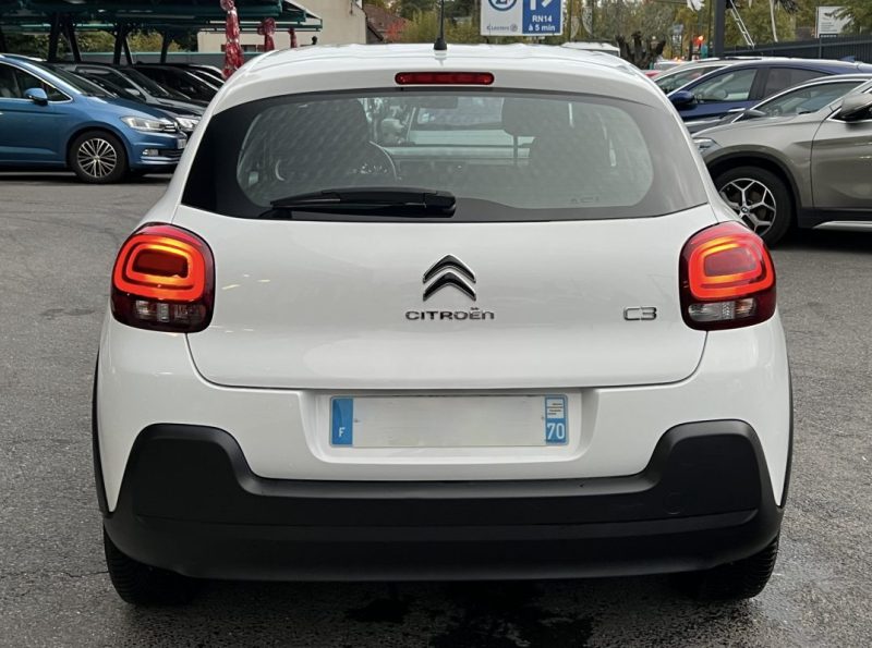 CITROEN C3 III 1.2 82 Cv 5 PORTES / CRIT AIR 1 - GARANTIE 1 AN