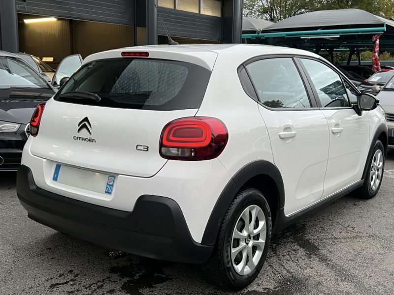 CITROEN C3 III 1.2 82 Cv 5 PORTES / CRIT AIR 1 - GARANTIE 1 AN