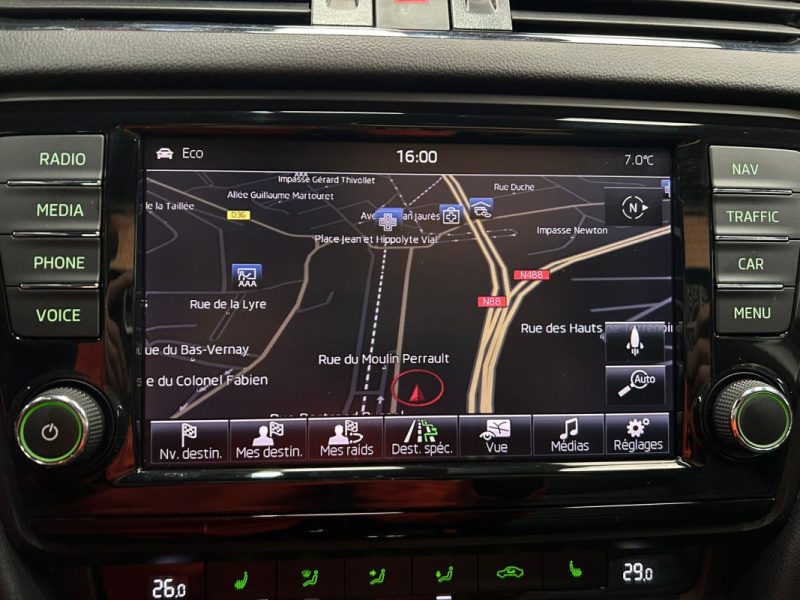 SKODA OCTAVIA RS 2,0 TDI 184 DSG*PANO*ACC*CUIR*GPS*XENON*