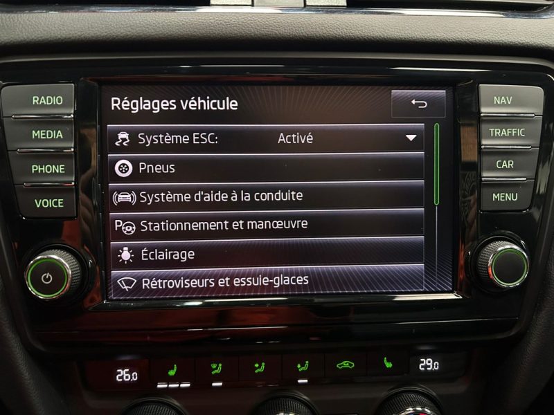 SKODA OCTAVIA RS 2,0 TDI 184 DSG*PANO*ACC*CUIR*GPS*XENON*