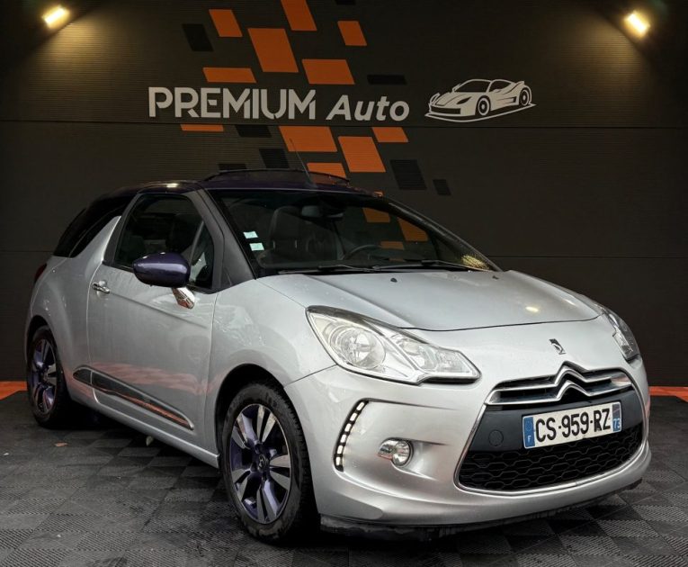Citroën Ds3 Airdream Cabriolet 1.6 HDi 92 Cv BVA Boite Automatique 6 Rapports