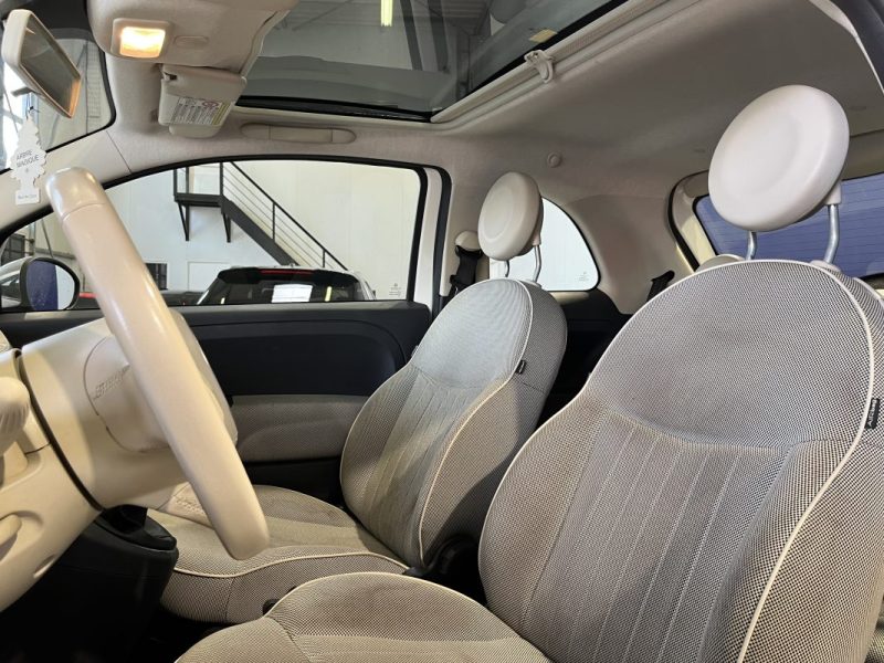 FIAT 500 1.2 8V 69 LOUNGE STOP AND START TOIT PANORAMIQUE