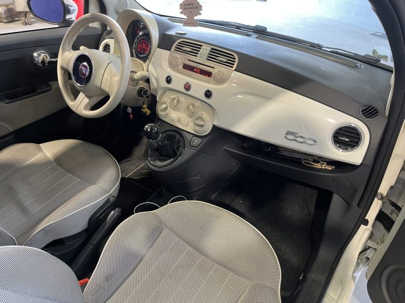 FIAT 500 1.2 8V 69 LOUNGE STOP AND START TOIT PANORAMIQUE