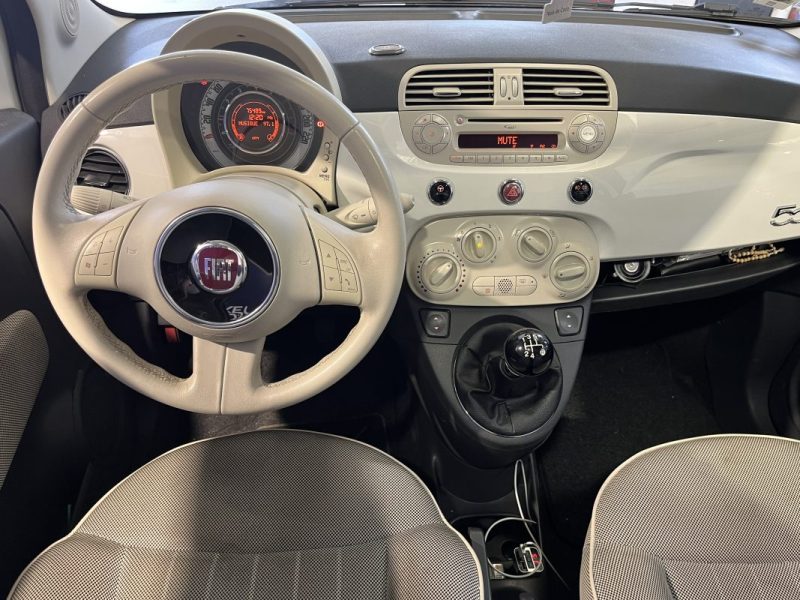 FIAT 500 1.2 8V 69 LOUNGE STOP AND START TOIT PANORAMIQUE