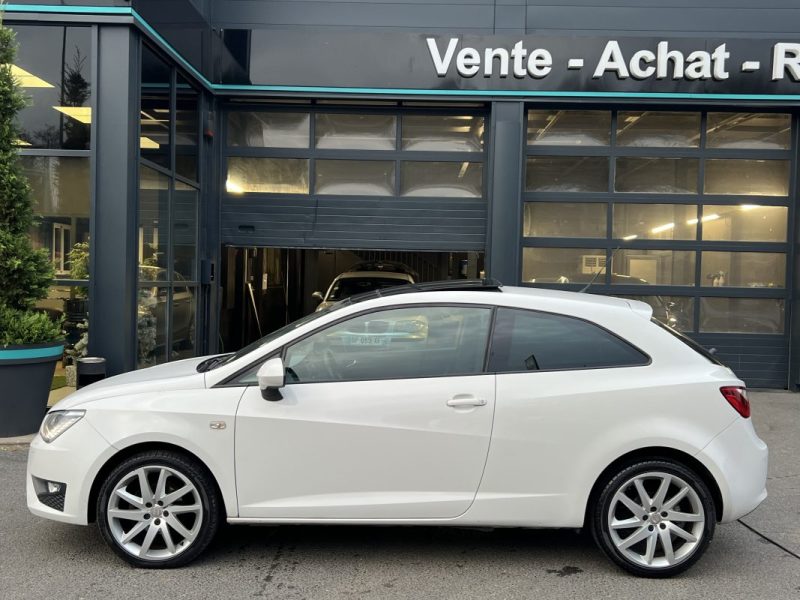 SEAT IBIZA 4 IV SC PHASE 2 FR 1.2 TSI 105 Cv 1ERE MAIN BOITE AUTO DSG TOIT OUVRANT - GARANTIE 1 AN