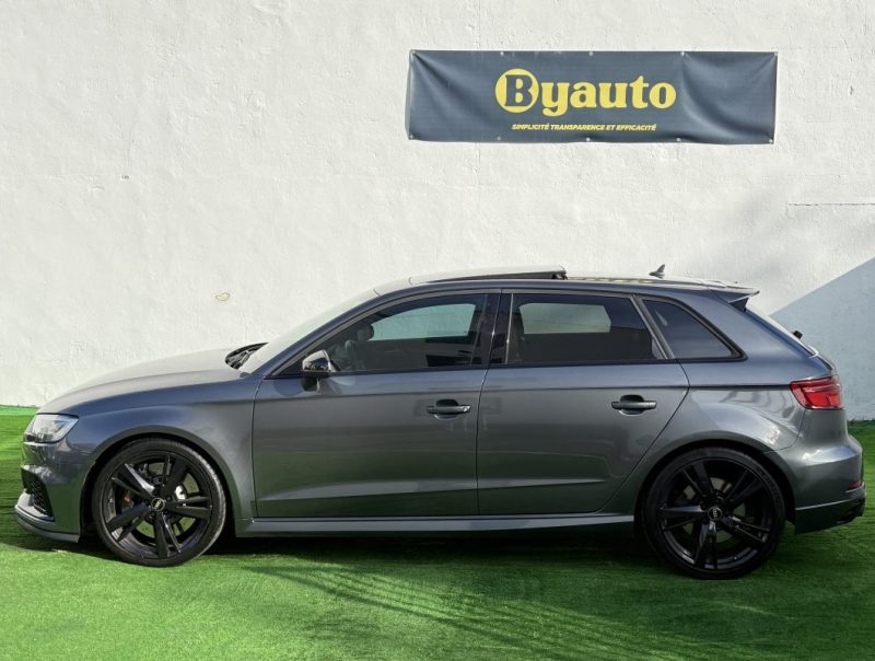 AUDI RS3 SPORTBACK 2.5 TFSI 400CH QUATTRO S TRONIC 7 DAZA  / TOIT OUVRANT / BO / CAMERA / ORIGINE FRANCE 