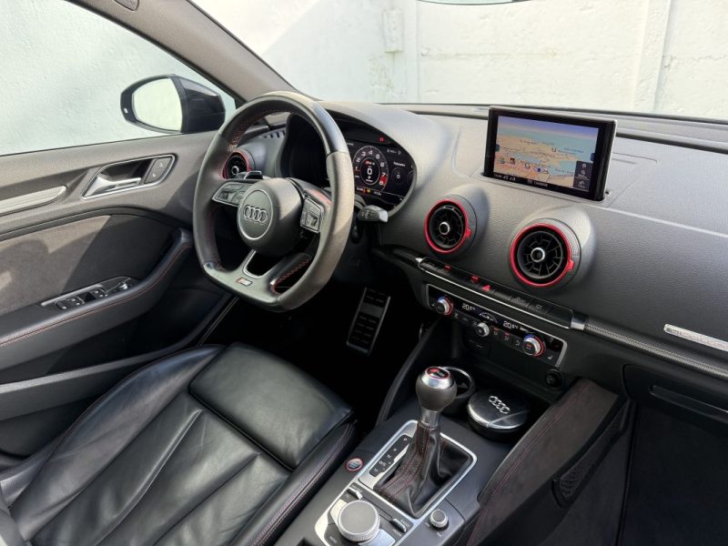 AUDI RS3 SPORTBACK 2.5 TFSI 400CH QUATTRO S TRONIC 7 DAZA  / TOIT OUVRANT / BO / CAMERA / ORIGINE FRANCE 