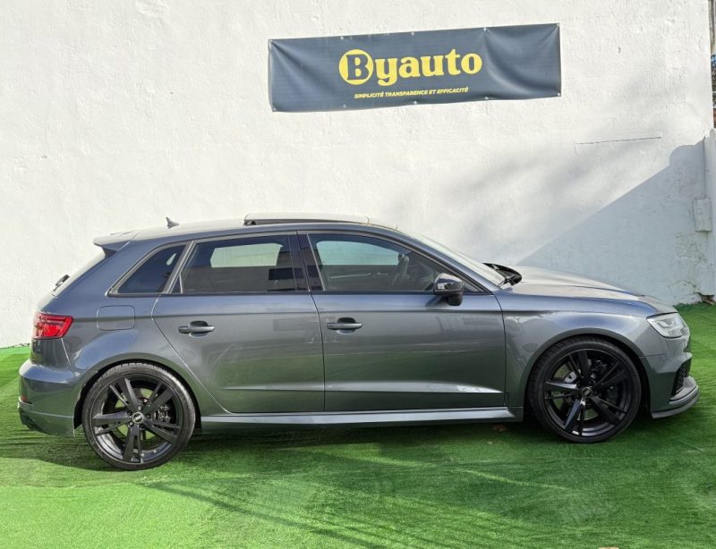 AUDI RS3 SPORTBACK 2.5 TFSI 400CH QUATTRO S TRONIC 7 DAZA  / TOIT OUVRANT / BO / CAMERA / ORIGINE FRANCE 