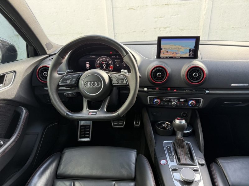 AUDI RS3 SPORTBACK 2.5 TFSI 400CH QUATTRO S TRONIC 7 DAZA  / TOIT OUVRANT / BO / CAMERA / ORIGINE FRANCE 