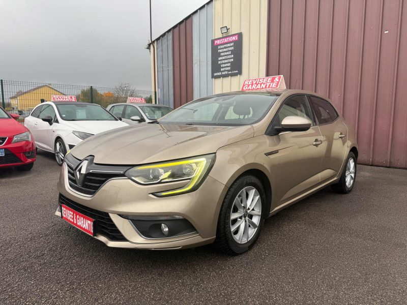 RENAULT MEGANE 4 1.2 TCE - 16V TURBO 130CV 1ER MAIN 2016