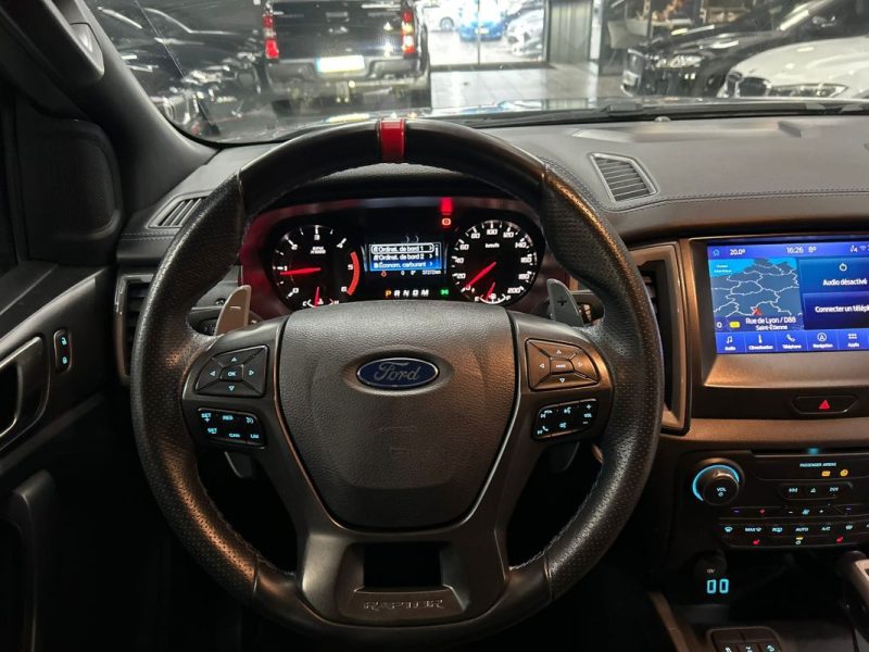 FORD RAPTOR 2.0 ECOBLUE 213 DOUBLE CABINE BVA*1ERE MAIN*GPS*CAMERA*