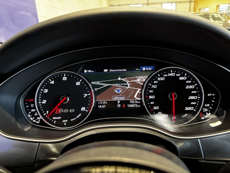 Audi RS6 4.0 V8 TFSI 605ch Performance Quattro - Pack Carbone - Freinage céramique - Toit Ouvrant