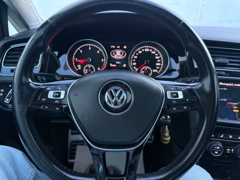 VOLKSWAGEN GOLF VII 2.0 TDI 150CH BLUEMOTION TECHNOLOGY FAP CONFORTLINE/TOIT OUVRANT/GPS 2016