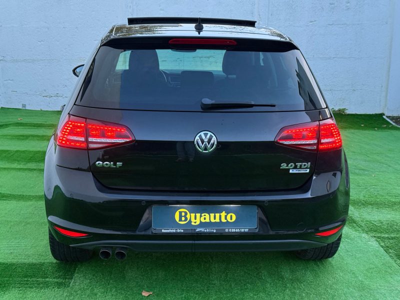 VOLKSWAGEN GOLF VII 2.0 TDI 150CH BLUEMOTION TECHNOLOGY FAP CONFORTLINE/TOIT OUVRANT/GPS 2016