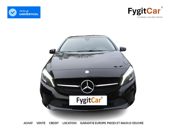 Mercedes Classe A 160 Sensation Pack Cuir 2017 