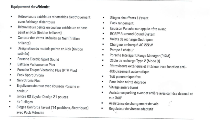 Porsche Taycan 4S 94 kWh Performance Plus • 571 ch • 2022