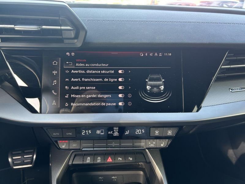 Audi A3 Sportback 35 TFSI 150 S line S-Tronic GPS Radar Av/Ar Camera