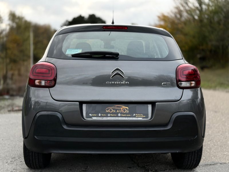 CITROËN C3 III 1.2 VTi 82 Live - Bluetooth / Clim / commandes au volant / Révisée & Garantie 6 mois.