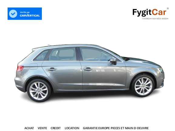 AUDI A3 SPORTBACK 1.6 TDI 110 CH AMBITION LUXE S-TRONIC 7 / 5 CH 2015