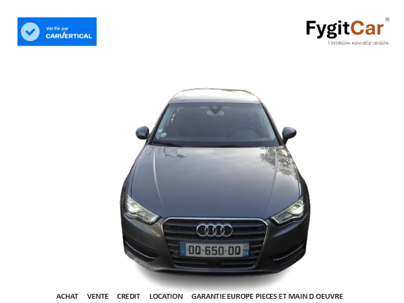 AUDI A3 SPORTBACK 1.6 TDI 110 CH AMBITION LUXE S-TRONIC 7 / 5 CH 2015