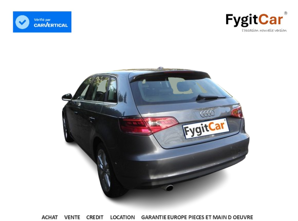 AUDI A3 SPORTBACK 1.6 TDI 110 CH AMBITION LUXE S-TRONIC 7 / 5 CH 2015