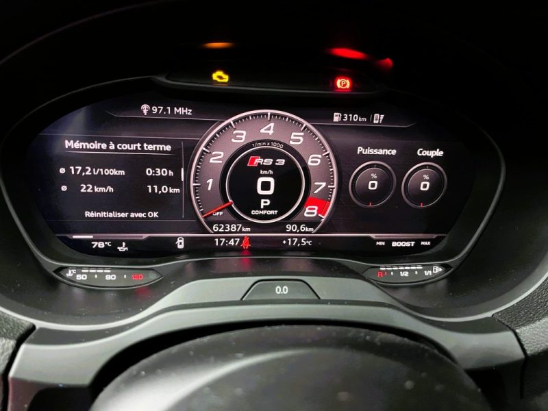 superbe audi rs3 2.5 TFSI 400CH quattro s tronic 7 garantie 12 mois