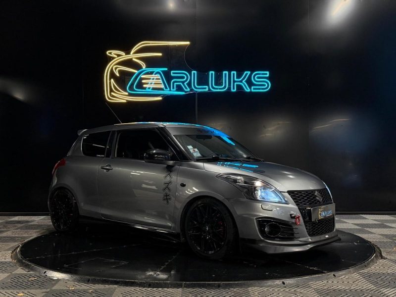 SUZUKI SWIFT SPORT 1.6 VVT 136CH ZC32S / LIGNE INOX + JANTES 17 JAPAN RACING + COMBINE FILTE /
