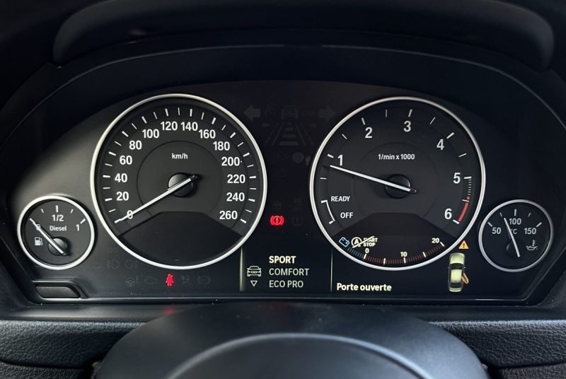 BMW SERIE 3 F30 LUXE 318D 2.0 143 Cv BVM6 CAMERA RECUL INTERIEUR CUIR CRIT AIR 2 - GARANTIE 1 AN