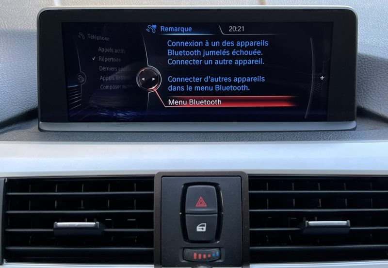 BMW SERIE 3 F30 LUXE 318D 2.0 143 Cv BVM6 CAMERA RECUL INTERIEUR CUIR CRIT AIR 2 - GARANTIE 1 AN