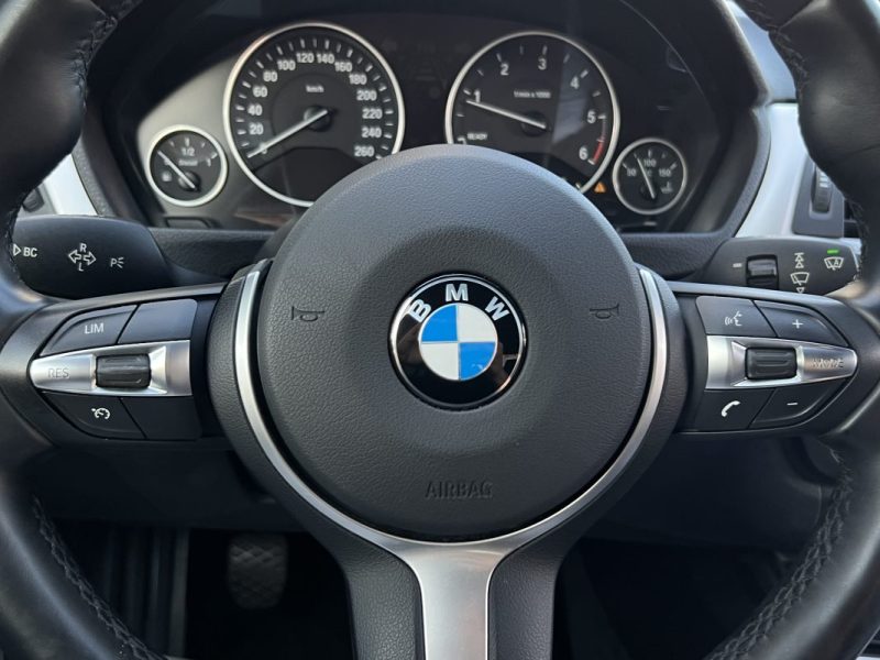 BMW SERIE 3 F30 LUXE 318D 2.0 143 Cv BVM6 CAMERA RECUL INTERIEUR CUIR CRIT AIR 2 - GARANTIE 1 AN