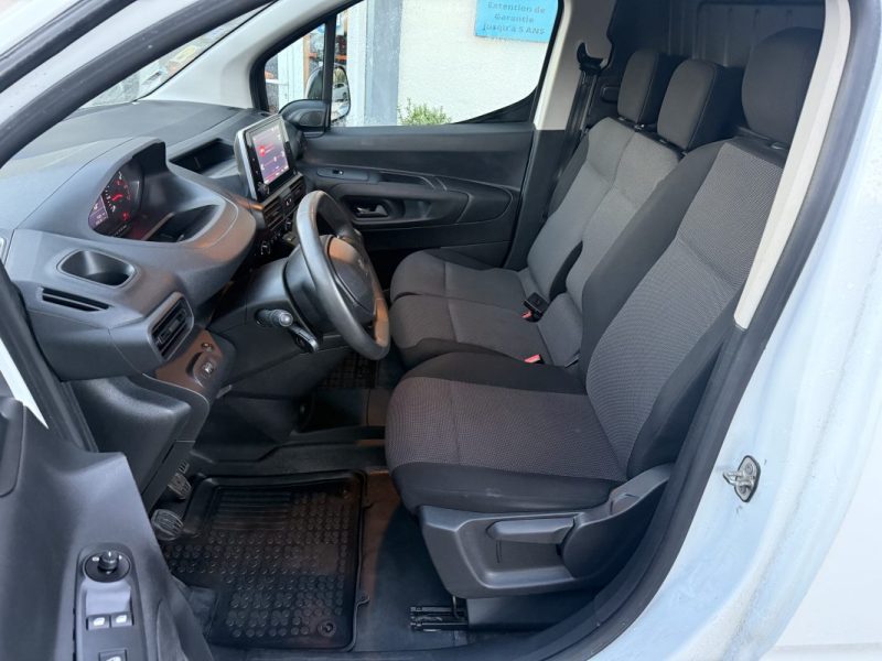 PEUGEOT PARTNER 1000KG BLUEHDI 100CH 3 PLACES  2021