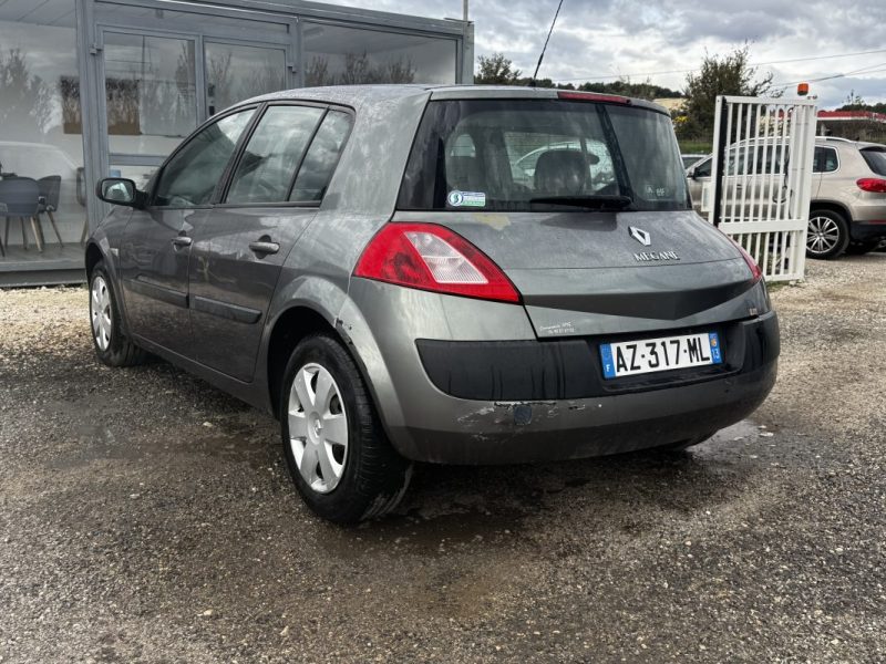 RENAULT MEGANE PACK AUTHENTIQUE 1.6 16V BOITE AUTOMATIQUE PROACTIVE 2003