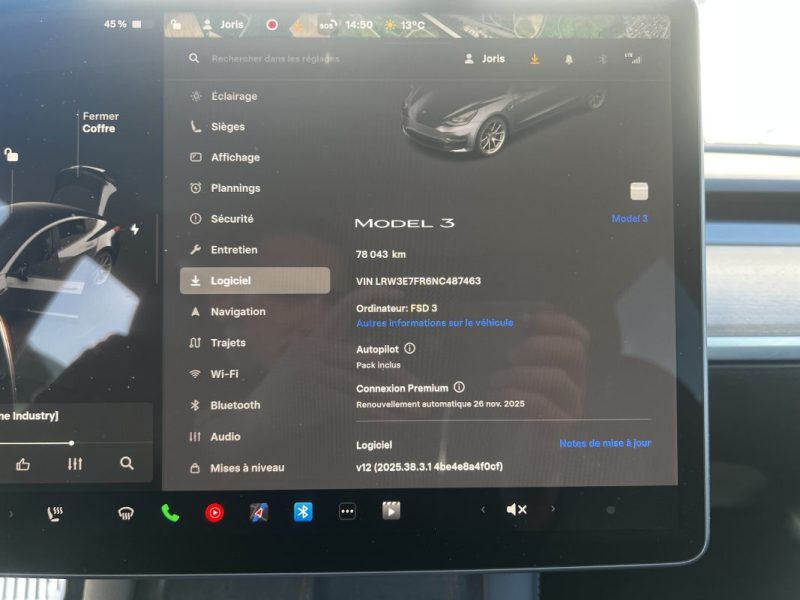 TESLA MODEL 3 STANDARD PLUS 60KWH  2022