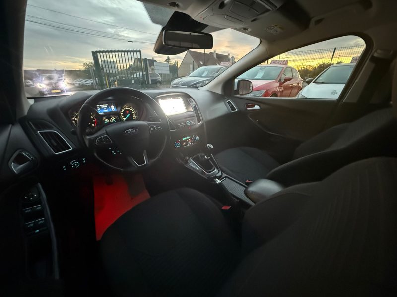 FORD FOCUS 3 PHASE 2 1.0I - 12V TURBO 125CV  2017