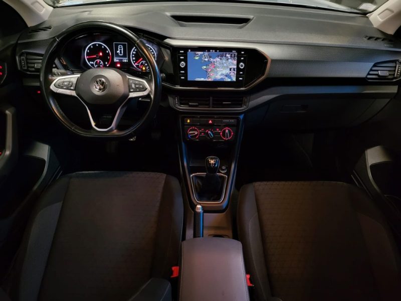VOLKSWAGEN T-CROSS 1.0 TSI 95CH LOUNGE CARPLAY / RADARS AV AR / ANGLES MORTS 