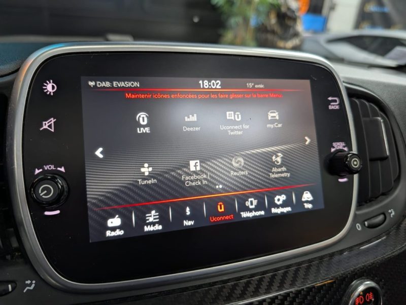 ABARTH  500  CABRIO 1.4 TURBO T-JET 165 CH 695 XSR YAMAHA