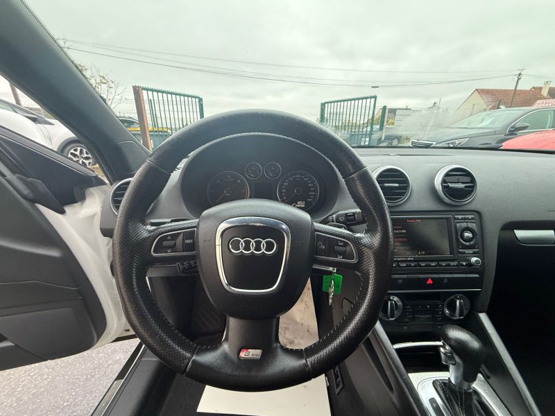 AUDI A3 2.0 TDI 140CV - 16V TURBO AMBIENTE S-TRONIC BOITE AUTOMATIQUE  2009