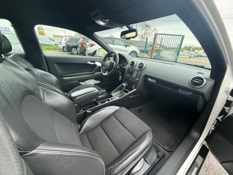 AUDI A3 2.0 TDI 140CV - 16V TURBO AMBIENTE S-TRONIC BOITE AUTOMATIQUE  2009