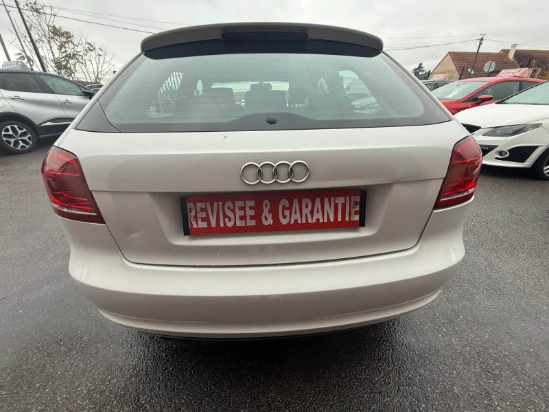 AUDI A3 2.0 TDI 140CV - 16V TURBO AMBIENTE S-TRONIC BOITE AUTOMATIQUE  2009