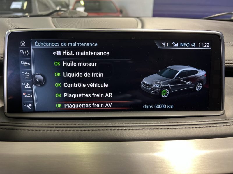 BMW X6 XDRIVE 30DA 258CH LOUNGE PLUS 2017 / ENTRETIEN COMPLET BMW