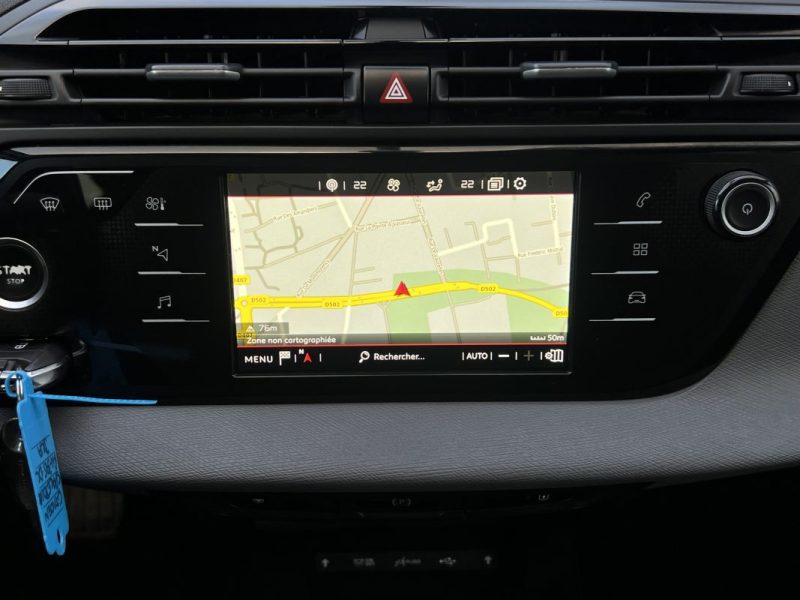 CITROEN C4 SPACETOURER 1.5 HDI 130 BOITE AUTO EAT8 / APPLE CARPLAY & ANDROID CAMERA - GARANTIE 1 AN