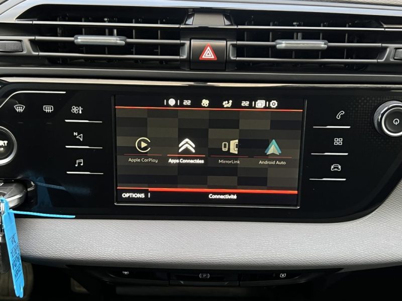 CITROEN C4 SPACETOURER 1.5 HDI 130 BOITE AUTO EAT8 / APPLE CARPLAY & ANDROID CAMERA - GARANTIE 1 AN