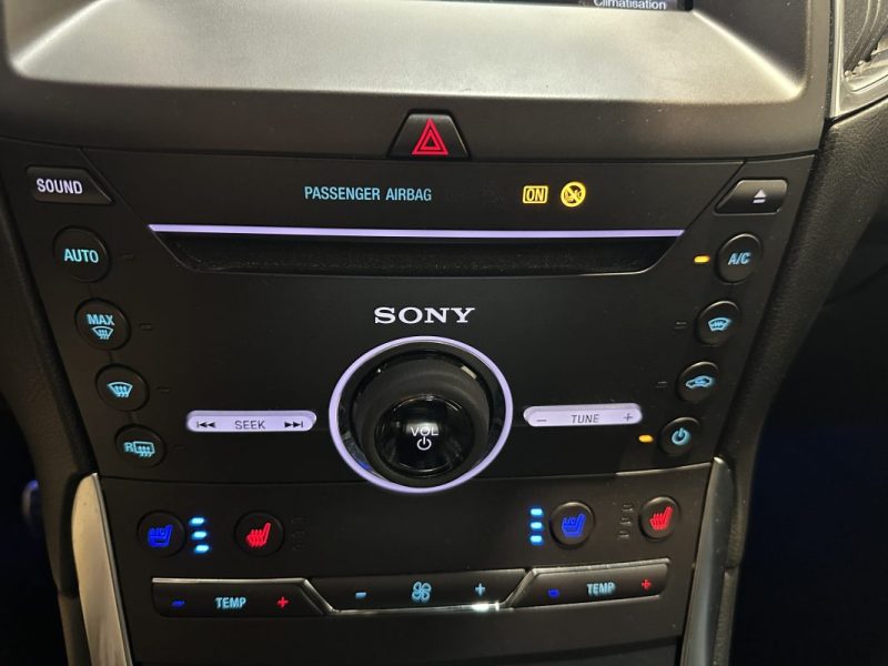 FORD EDGE SPORT 2.0 TDCI 210ch - SUIVI COMPLET / TOIT OUVRANT / CAMERA / SIEGES ELECTRIQUES / BLUETO