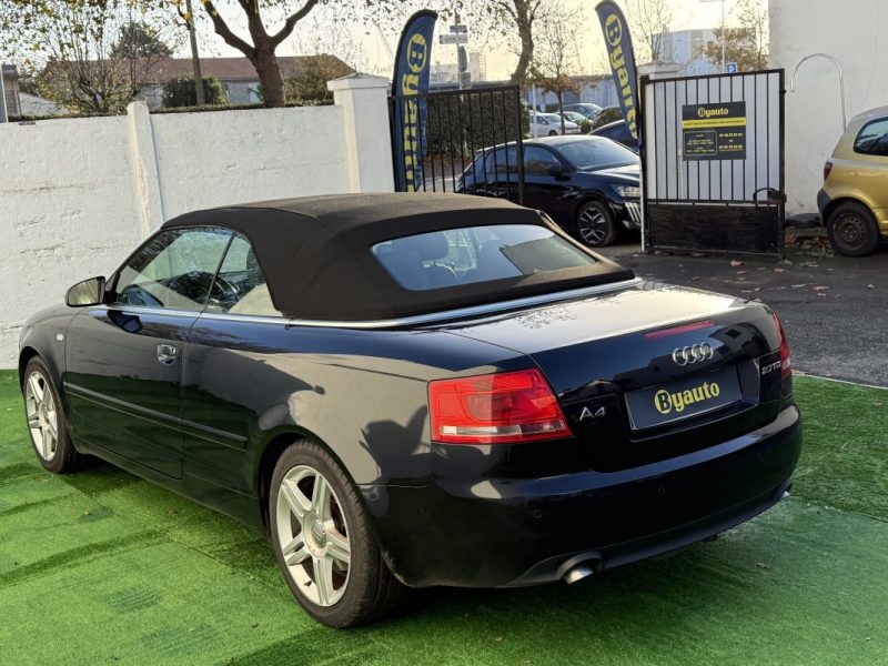 AUDI A4 CABRIOLET 2.7 TDI 180 CV V6 AMBITION LUXE BVA / CAPOTE NEUVE / ORIGINE FRANCE 