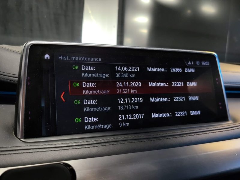 BMW X6 XDRIVE 30DA 258CH EXCLUSIVE PLUS X-DRIVE TOIT OUVRANT / H&K / 360° / TETE HAUTE / SUIVI BMW 