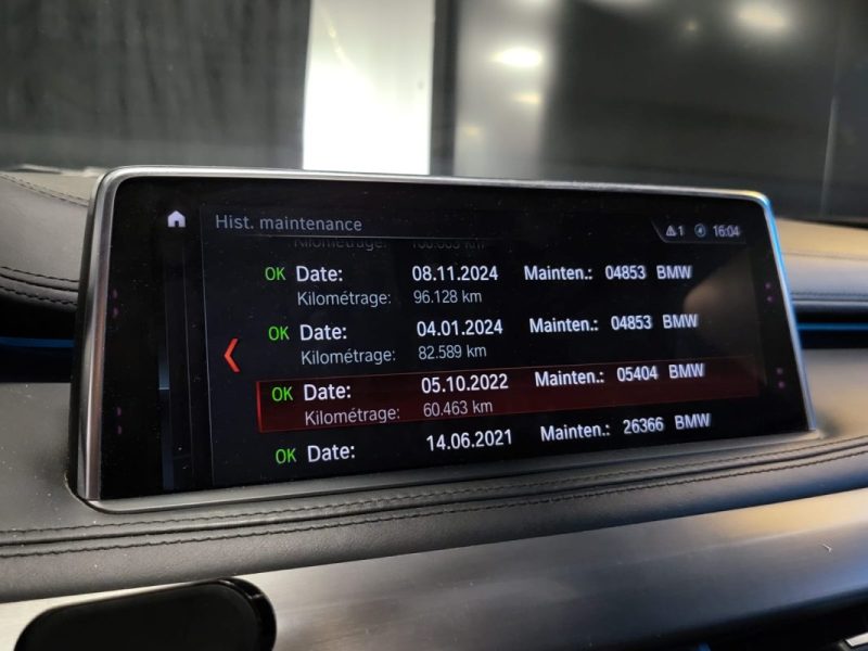 BMW X6 XDRIVE 30DA 258CH EXCLUSIVE PLUS X-DRIVE TOIT OUVRANT / H&K / 360° / TETE HAUTE / SUIVI BMW 