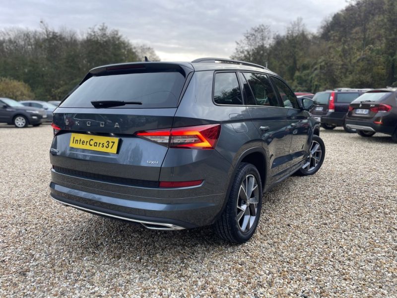 SKODA KODIAQ 2.0 TDI 190CH DSG 4X4 SPORTLINE 7 places