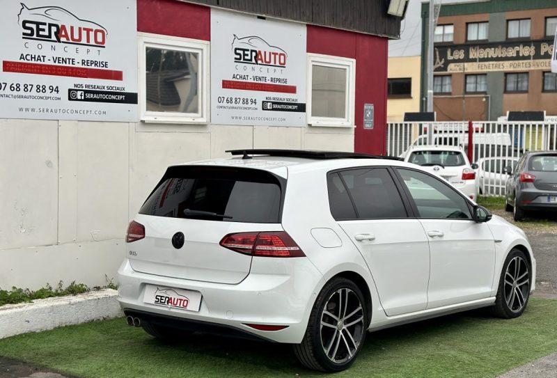 VOLKSWAGEN GOLF VII 2.0 TDI 184 GTD DSG6 - TOIT OUVRANT