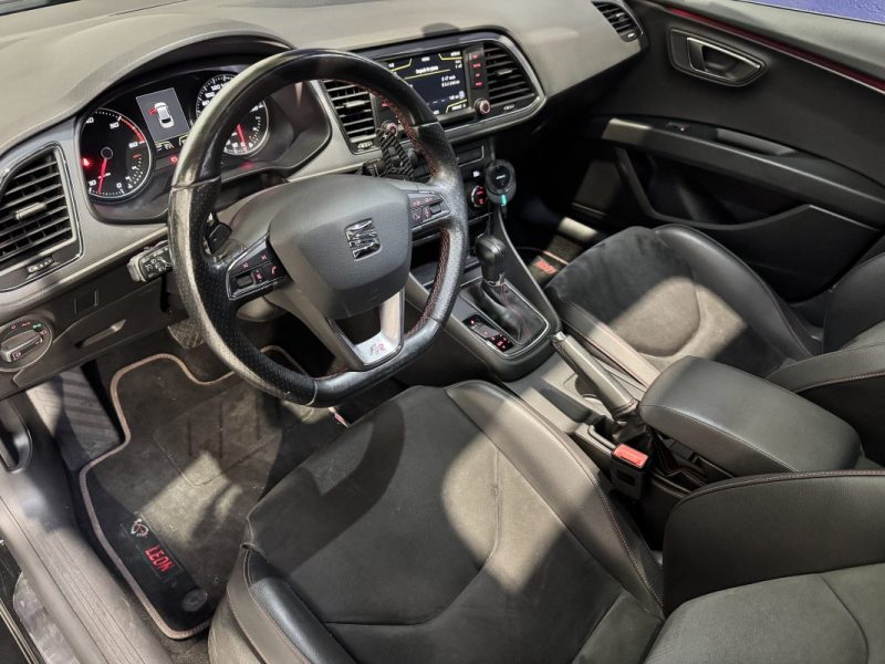 SEAT LEON 2.0 TDI 184CH FR DSG 6 T-O - DISTRI NEUVE - SUIVI COMPLET 