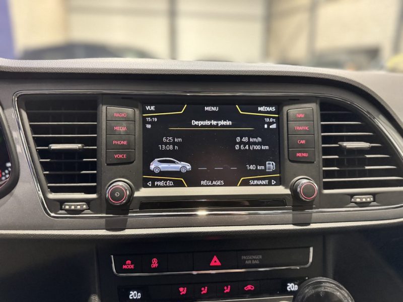 SEAT LEON 2.0 TDI 184CH FR DSG 6 T-O - DISTRI NEUVE - SUIVI COMPLET 